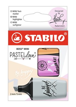 STABILO Zakreślacze (2x 3 szt.) "STABILO BOSS MINI Pastellove 2.0" ze sklepu Limango Polska w kategorii Akcesoria biurowe - zdjęcie 189163507
