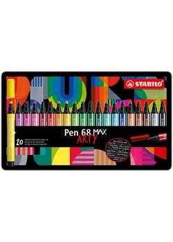 STABILO Mazaki (20 szt.) "STABILO Pen 68 MAX ARTY" ze sklepu Limango Polska w kategorii Akcesoria biurowe - zdjęcie 189163535