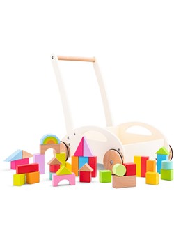 New Classic Toys Wózek z klockami - 12 m+ ze sklepu Limango Polska w kategorii Zabawki - zdjęcie 189164389