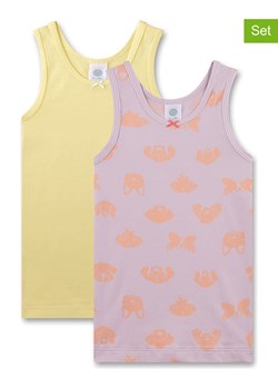 Sanetta Kidswear Podkoszulki (2 szt.) w kolorze żółtym i fioletowym ze sklepu Limango Polska w kategorii Podkoszulki dziecięce - zdjęcie 189165095