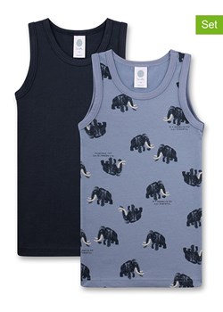 Sanetta Podkoszulki (2 szt.) w kolorze granatowo-błękitnym ze sklepu Limango Polska w kategorii Podkoszulki dziecięce - zdjęcie 189165618