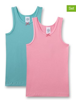 Sanetta Podkoszulki (2 szt.) w kolorze błękitnym i jasnoróżowym ze sklepu Limango Polska w kategorii Podkoszulki dziecięce - zdjęcie 189165627