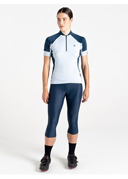 Dare 2b Koszulka kolarska "Flutter Jersey" w kolorze błękitno-granatowym ze sklepu Limango Polska w kategorii Bluzki damskie - zdjęcie 189167836