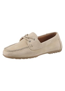 Heine Skórzane mokasyny w kolorze beżowym ze sklepu Limango Polska w kategorii Mokasyny damskie - zdjęcie 189167916