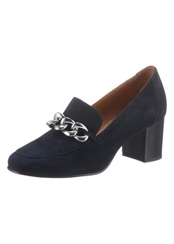 Heine Skórzane czółenka w kolorze granatowym ze sklepu Limango Polska w kategorii Czółenka - zdjęcie 189168108