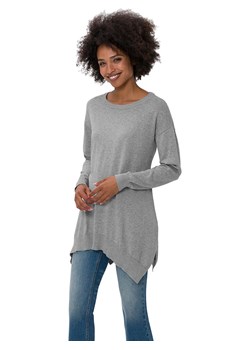 Heine Sweter w kolorze szarym ze sklepu Limango Polska w kategorii Swetry damskie - zdjęcie 189168366