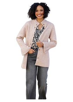 Heine Kardigan w kolorze beżowym ze sklepu Limango Polska w kategorii Swetry damskie - zdjęcie 189168518