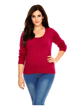 Heine Sweter w kolorze czerwonym ze sklepu Limango Polska w kategorii Swetry damskie - zdjęcie 189168905