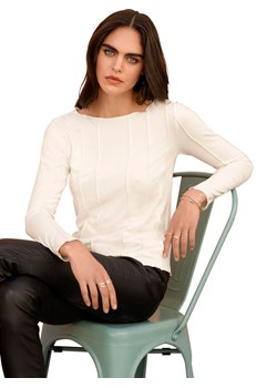 Heine Koszulka w kolorze kremowym ze sklepu Limango Polska w kategorii Bluzki damskie - zdjęcie 189169145