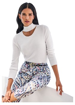 Heine Sweter w kolorze białym ze sklepu Limango Polska w kategorii Swetry damskie - zdjęcie 189169179