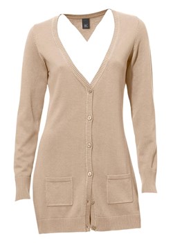 Heine Kardigan w kolorze beżowym ze sklepu Limango Polska w kategorii Swetry damskie - zdjęcie 189169459
