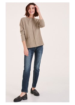 Heine Sweter w kolorze szarobrązowym ze sklepu Limango Polska w kategorii Swetry damskie - zdjęcie 189169499