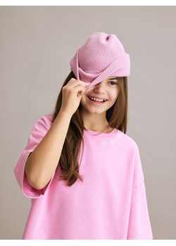 Reserved - Bawełniana czapka - różowy ze sklepu Reserved w kategorii Czapki dziecięce - zdjęcie 189170556