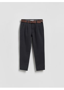 Reserved - Spodnie chino - czarny ze sklepu Reserved w kategorii Spodnie chłopięce - zdjęcie 189170587