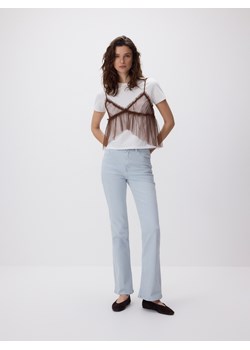 Reserved - Jeansy flare z wysokim stanem - niebieski ze sklepu Reserved w kategorii Jeansy damskie - zdjęcie 189170728