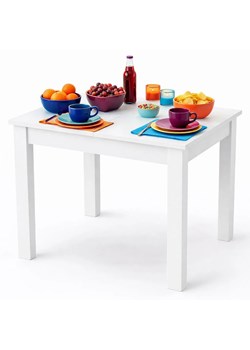 Kwadratowy Stół Biały Kuchenny E0-A96 ze sklepu Edinos.pl w kategorii Stoły - zdjęcie 189172485