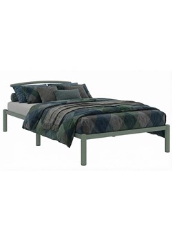 Szare metalowe łóżko w stylu loftowym 100x200 cm K5-M19 ze sklepu Edinos.pl w kategorii Łóżka i materace - zdjęcie 189172636