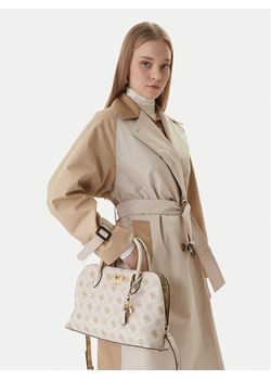 Torebka Guess Emelie Logo HWGP99 28060 Écru ze sklepu eobuwie.pl w kategorii Kuferki - zdjęcie 189172766