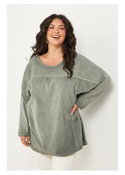 Curvy Lady Koszulka w kolorze khaki ze sklepu Limango Polska w kategorii Bluzki damskie - zdjęcie 189174638