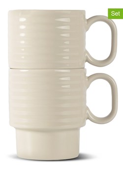 Sagaform Kubki (2 szt.) "Coffee &amp; More" w kolorze kremowym do kawy - 250 ml ze sklepu Limango Polska w kategorii Dzbanki i zaparzacze - zdjęcie 189175316