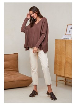 Soft Cashmere Sweter w kolorze brązowym ze sklepu Limango Polska w kategorii Swetry damskie - zdjęcie 189175386