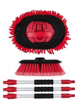 Dirt Devil Szczotka w kolorze czerwonym do mycia samochodu - dł. 150 cm ze sklepu Limango Polska w kategorii Akcesoria kuchenne - zdjęcie 189175639