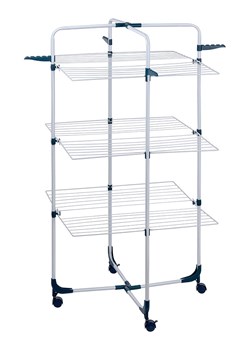 Dirt Devil Suszarka w kolorze białym na pranie - 134 x 68 x 68 cm ze sklepu Limango Polska w kategorii Akcesoria łazienkowe - zdjęcie 189175647