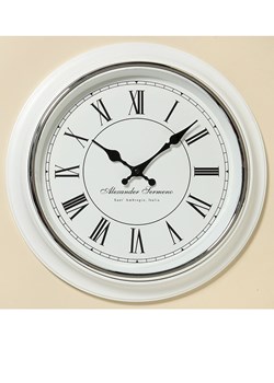 Boltze Zegar ścienny "Yella" w kolorze białym - Ø 40 cm ze sklepu Limango Polska w kategorii Zegary - zdjęcie 189175729