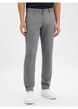 Alberto Męskie spodnie materiałowe - Lou-J Mężczyźni Bawełna szary marmurkowy ze sklepu vangraaf w kategorii Spodnie męskie - zdjęcie 189176008