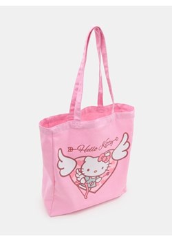 Sinsay - Materiałowa torba shopper Hello Kitty - różowy ze sklepu Sinsay w kategorii Torby i walizki dziecięce - zdjęcie 189176775