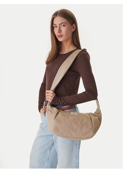 Torebka Guess Jeans W6RZ15 WK512 Beżowy ze sklepu eobuwie.pl w kategorii Listonoszki - zdjęcie 189176908