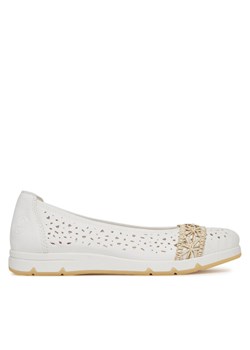 Baleriny Rieker CEO-L3062-80 Biały ze sklepu eobuwie.pl w kategorii Balerinki - zdjęcie 189176987