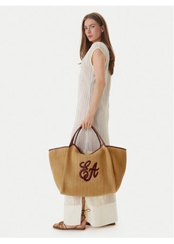 Torebka Emporio Armani EW001008 AF25819 M1334 Brązowy ze sklepu eobuwie.pl w kategorii Torby Shopper bag - zdjęcie 189177039