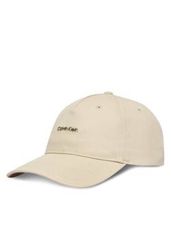 Czapka z daszkiem Calvin Klein Coton Twill Standard Logo Hw Cap LV04D5080G Biały ze sklepu eobuwie.pl w kategorii Czapki z daszkiem damskie - zdjęcie 189177096