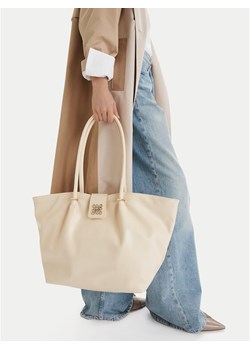 Torebka Nine West CEO-Corsia-LA374-5201 Écru ze sklepu eobuwie.pl w kategorii Torby Shopper bag - zdjęcie 189177106