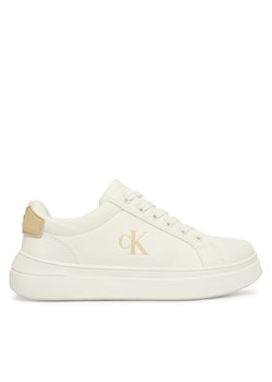 Calvin Klein Sneakersy Low Cut Lace Up V3X9-83300-1355 Biały ze sklepu MODIVO w kategorii Buty sportowe dziecięce - zdjęcie 189179156