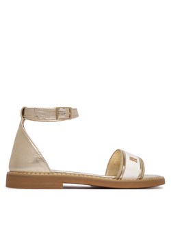 Tommy Hilfiger Sandały T4A2-34431-0517 S Złoty ze sklepu MODIVO w kategorii Sandały dziecięce - zdjęcie 189179227