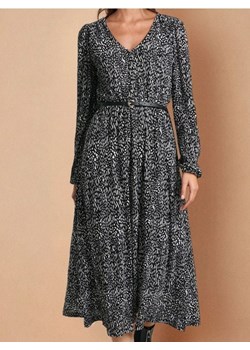 Sinsay - Luźna sukienka z paskiem - wielobarwny ze sklepu Sinsay w kategorii Sukienki - zdjęcie 189180815