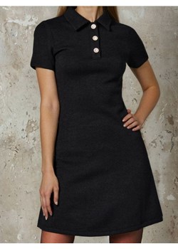Sinsay - Sukienka mini z ozdobnymi guzikami - czarny ze sklepu Sinsay w kategorii Sukienki - zdjęcie 189180825