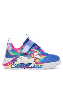 Sneakersy Skechers S-Lights: Unicorn Chaser 302298N/BLMT Niebieski ze sklepu eobuwie.pl w kategorii Buty sportowe dziecięce - zdjęcie 189180888