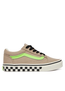 Tenisówki Vans Old Skool VN000CYVEMF1 Brązowy ze sklepu eobuwie.pl w kategorii Trampki dziecięce - zdjęcie 189180889