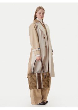 Torebka Guess Noelle II HWSS96 72250 Brązowy ze sklepu eobuwie.pl w kategorii Torby Shopper bag - zdjęcie 189180926