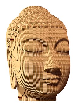 Cartonic Puzzle 3D "Buddha" w kolorze jasnobrązowym ze sklepu Limango Polska w kategorii Puzzle - zdjęcie 189181259