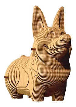 Cartonic Puzzle 3D "Corgi" w kolorze jasnobrązowym ze sklepu Limango Polska w kategorii Puzzle - zdjęcie 189181285