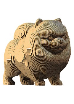 Cartonic Puzzle 3D "Pomeranian Spitz" w kolorze jasnobrązowym ze sklepu Limango Polska w kategorii Puzzle - zdjęcie 189181388