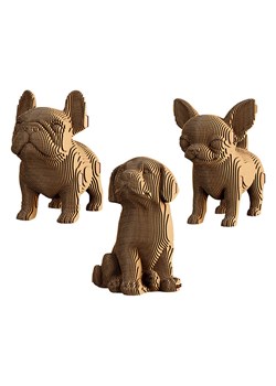 Cartonic Puzzle 3D "Puppies Trio" w kolorze jasnobrązowym ze sklepu Limango Polska w kategorii Puzzle - zdjęcie 189181405