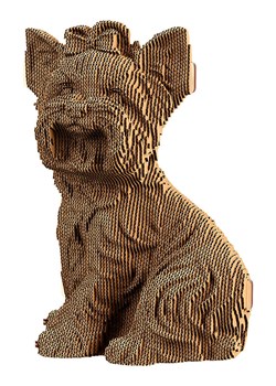 Cartonic Puzzle 3D "Yorkshire Terrier" w kolorze jasnobrązowym ze sklepu Limango Polska w kategorii Puzzle - zdjęcie 189181467