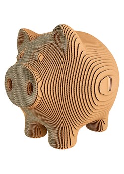 Cartonic Puzzle 3D "Piggy Money Bank" w kolorze jasnobrązowym ze sklepu Limango Polska w kategorii Puzzle - zdjęcie 189181489