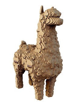 Cartonic Puzzle 3D "Alpaca" w kolorze jasnobrązowym ze sklepu Limango Polska w kategorii Puzzle - zdjęcie 189181516