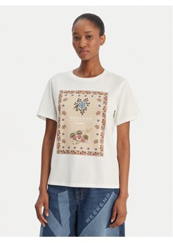 Weekend Max Mara T-Shirt Pantera 2615971032 Biały Regular Fit ze sklepu MODIVO w kategorii Bluzki damskie - zdjęcie 189181586